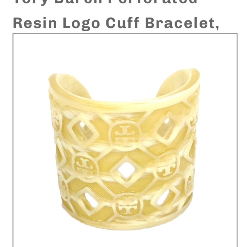Horn Cream W New Perforated Resin Logo Cuff